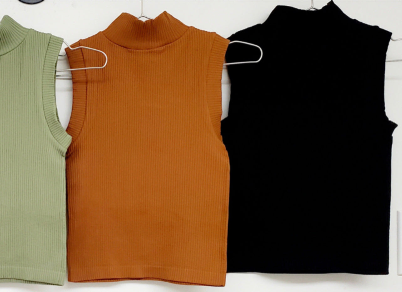 One Size High Neck Tank