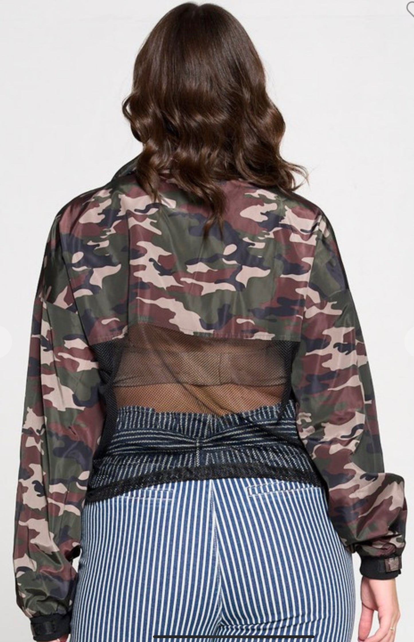 Army WindBreaker Mesh Back