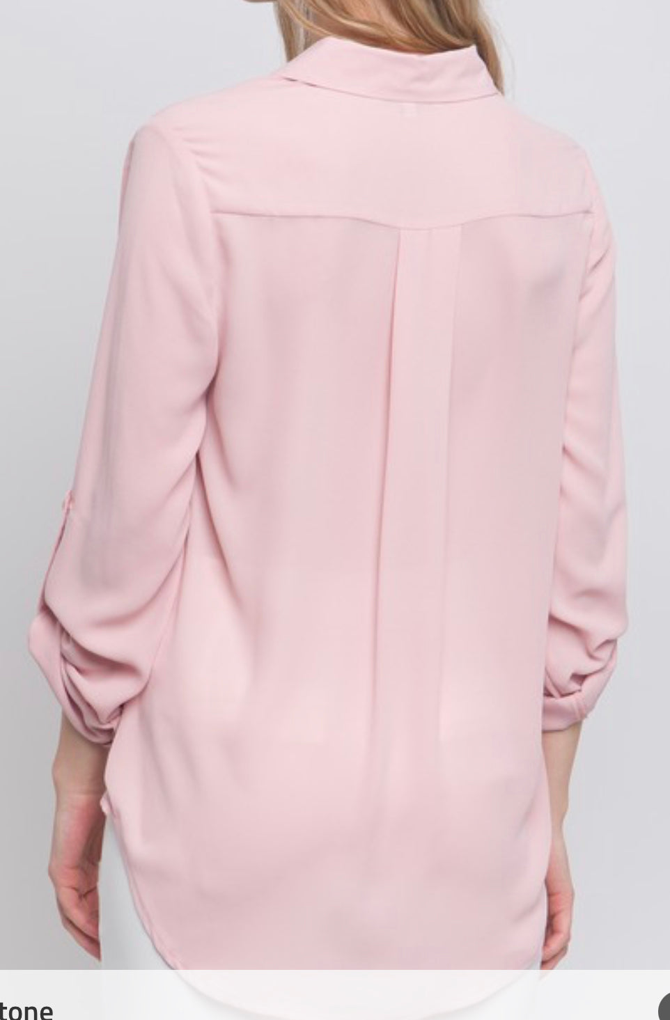 Button Up Dress Blouse