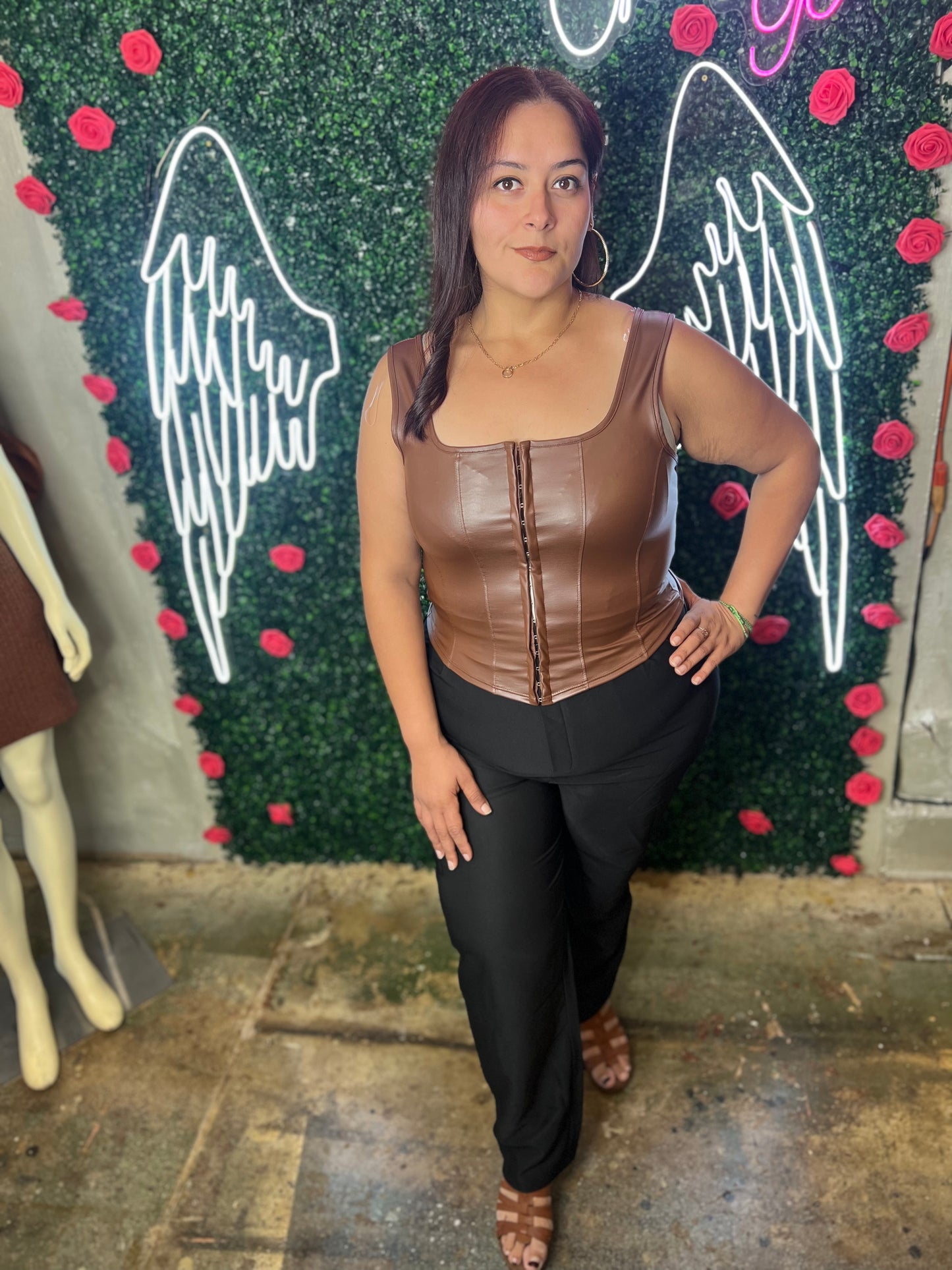 Leather Crop